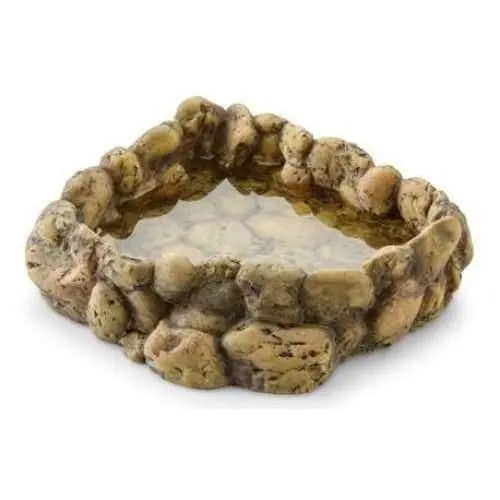 Exo Terra Corner Reptile and Amphibian Water Dish for Terrariums