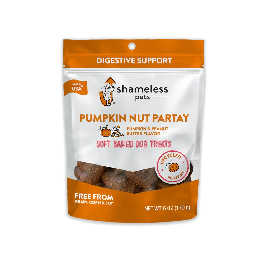 Shameless Pets Soft Baked Pumpkin Nut Party Dog Treats