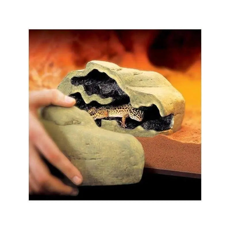 Exo Terra High - Quality Reptile and Amphibian Den Terrarium Tunnel System Hideout for Easy Observation