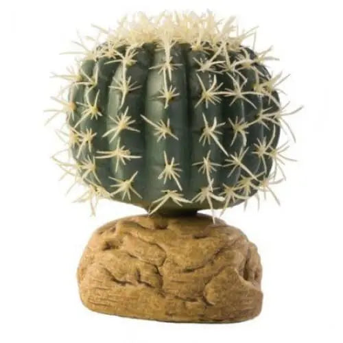 Exo-Terra Realistic Desert Barrel Cactus Decoration for Terrariums