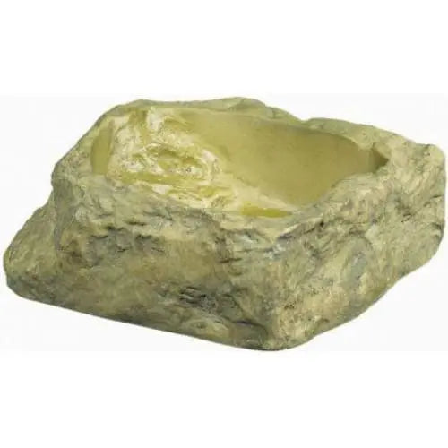 Exo-Terra Reptile Granite Rock Style Water Dish for Terrariums