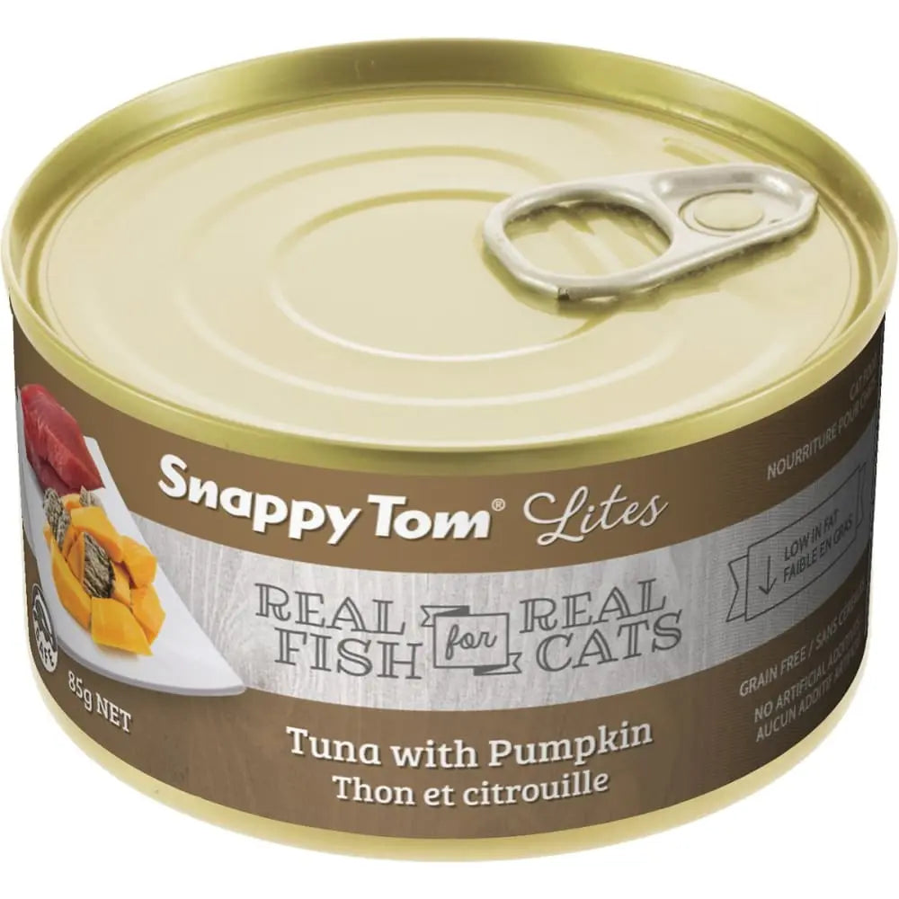 Snappy Tom Lite Canned Cat Food with Tuna and Pumpkin - Ideal Diet for Feline Friends