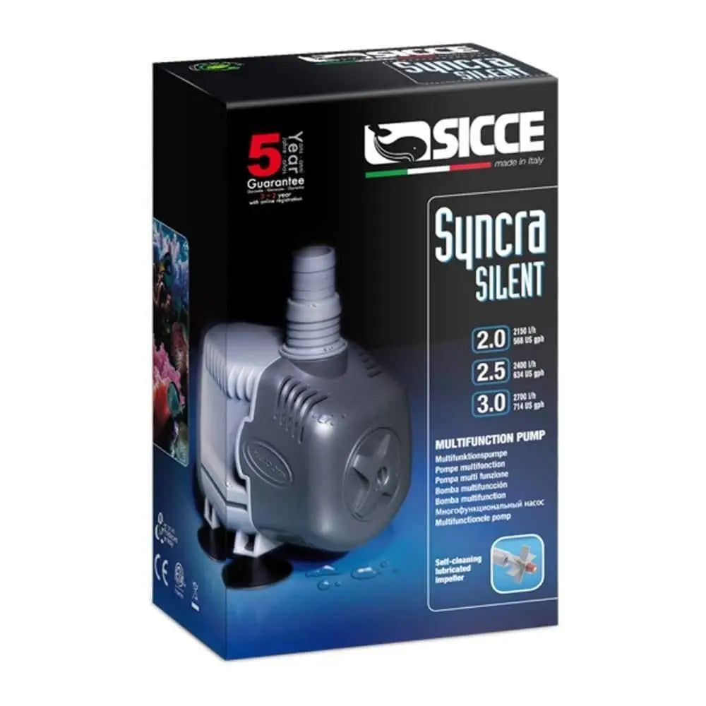 Sicce SYNCRA SILENT 3.0 High - Efficiency 714 GPH Aquarium Pump