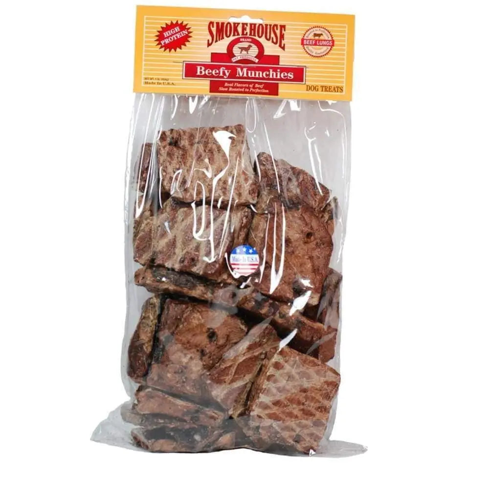 USA - Made Smokehouse Beef Dog Munchies Treats, High - Protein & Additive - Free