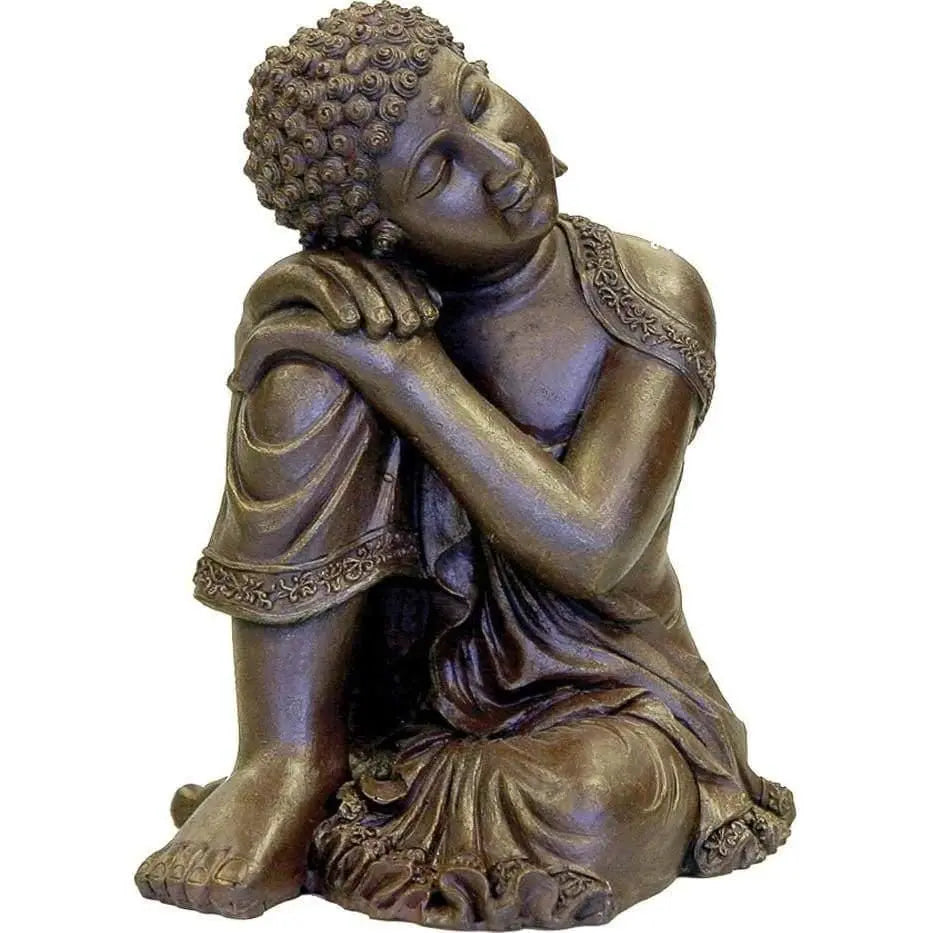 Exquisite Resting Buddha Statue for Exotic Aquariums and Terrariums