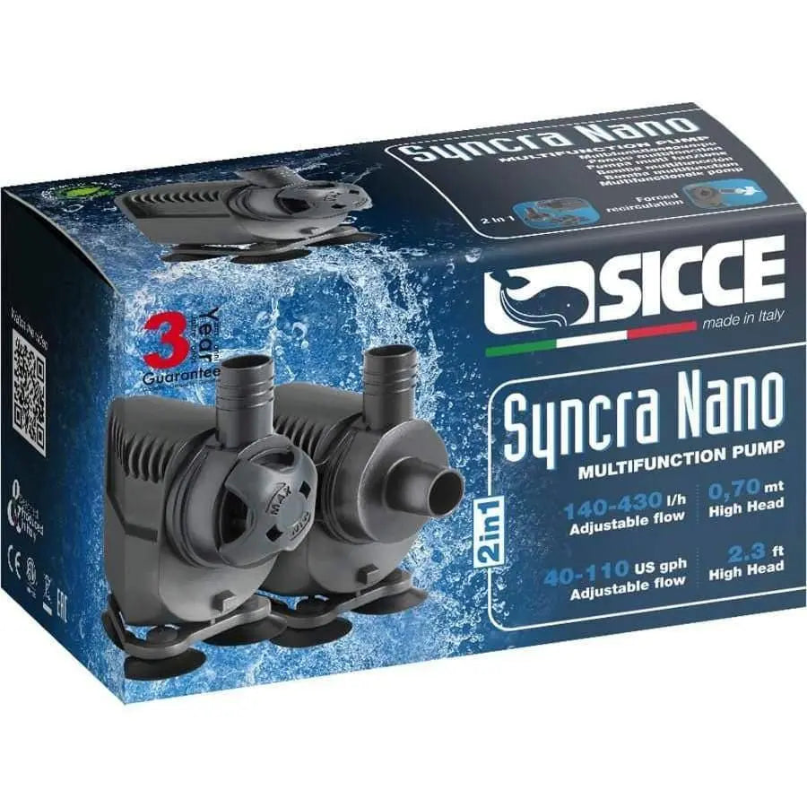 Sicce SYNCRA SILEN NANO High - Efficiency 110 GPH Water Pump