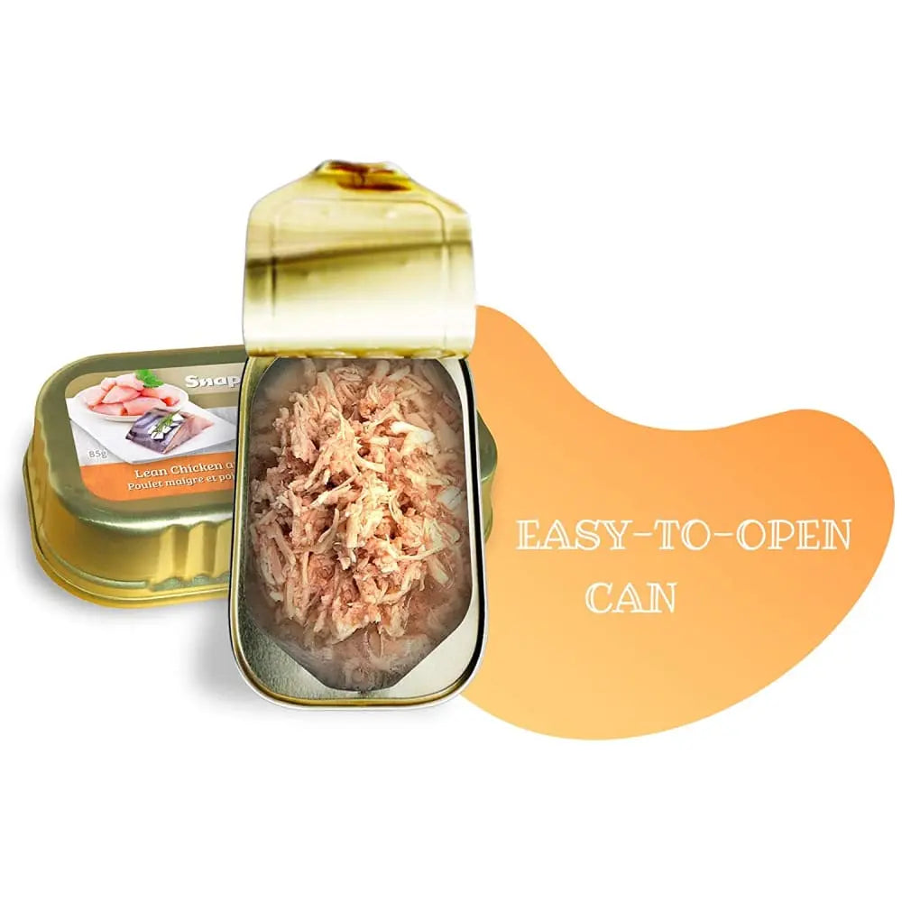 Snappy Tom Ultimates 3oz Canned Lean Chicken and Fish in Broth Cat Food (Pack of 12)