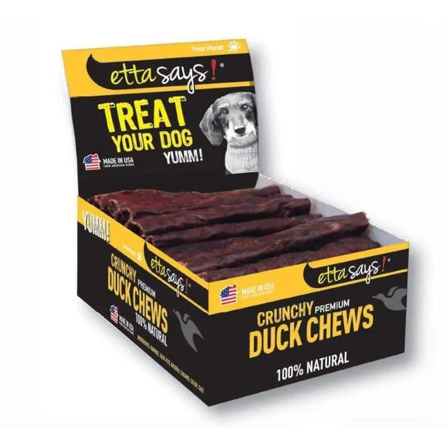 Etta Says! High - Quality 7 - Inch Crunchy Duck Chews for Dogs