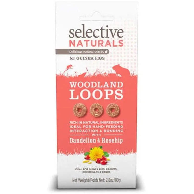 2.8 oz Science Selective Guinea Pigs Treats: Woodland Loops with Dandelion & Rosehip
