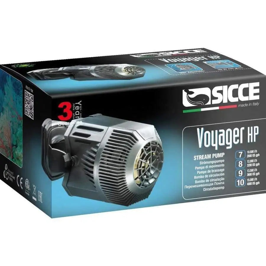 Sicce VOYAGER HP 9 High - Pressure Stream Pump - 3600 GPH, Single Unit