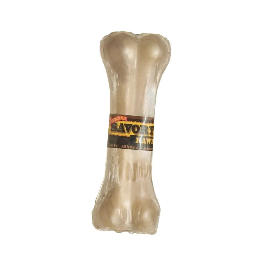 Delicious Savory Prime Pressed Natural Beef Hide Bone Dog Treats