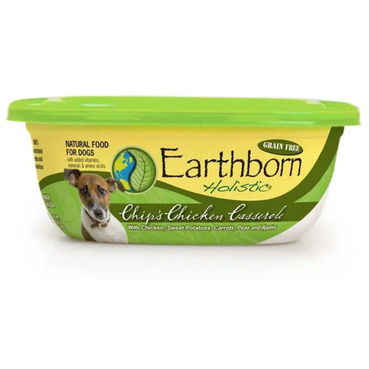 Earthborn Holistic Grain - Free 8 - pack 8 oz Wet Dog Food: Chip's Chicken Casserole Stew