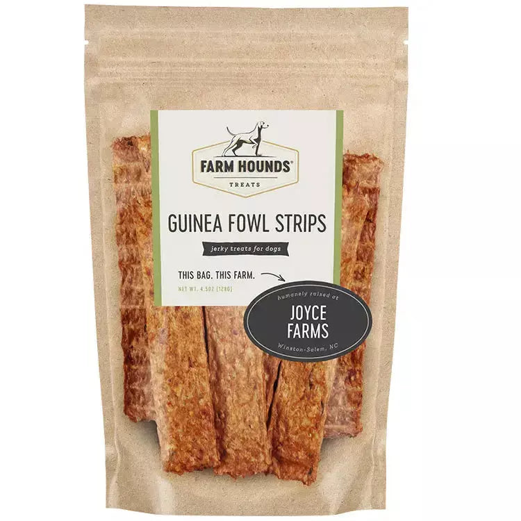 Farm Hounds All - Natural Guinea Fowl Strips Delightful Dog Treats