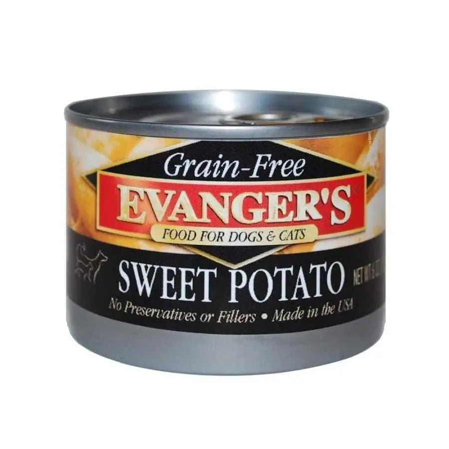 Evanger's 24-Pack 6 oz Grain-Free Sweet Potato Canned Food for Dogs & Cats