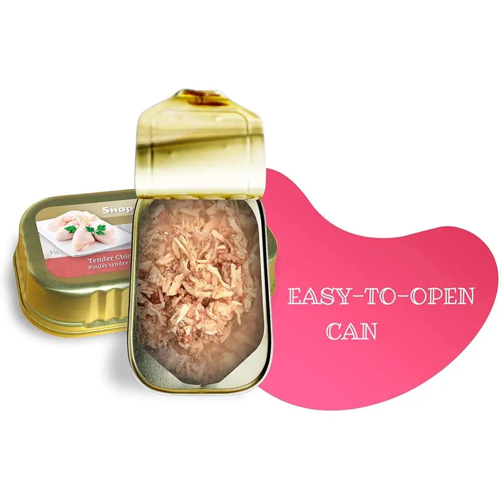 Snappy Tom Ultimates High - Quality Tender Chicken in Broth Canned Cat Food for Feline Nutrition