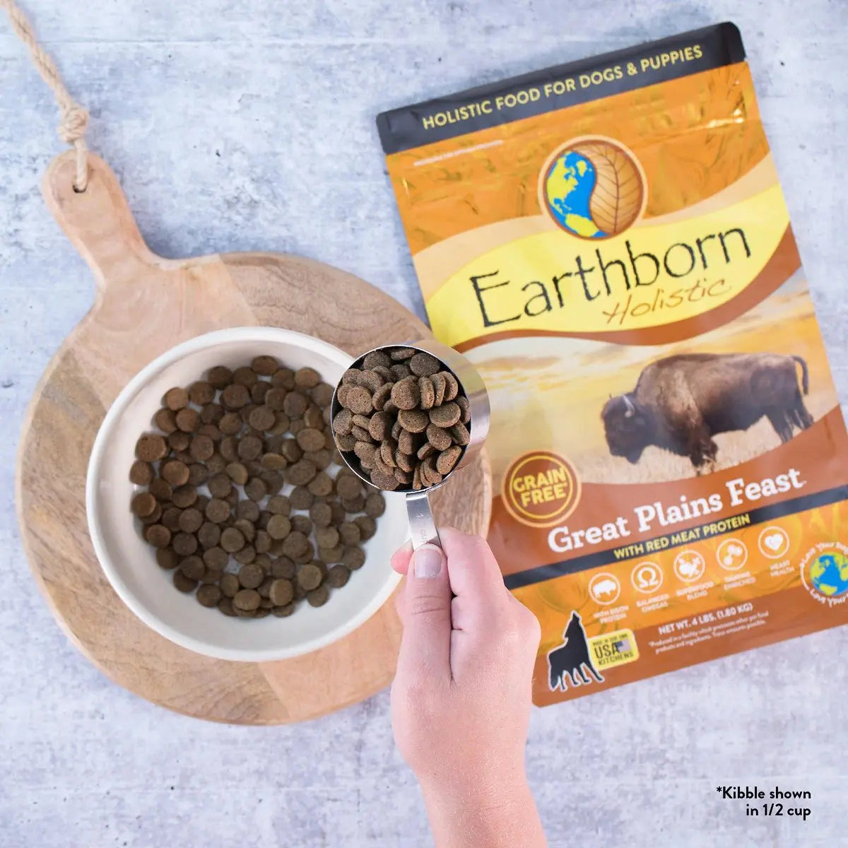 Earthborn Holistic® Grain-Free Premium Dog Food - Great Plains Feast™ with Bison Meal