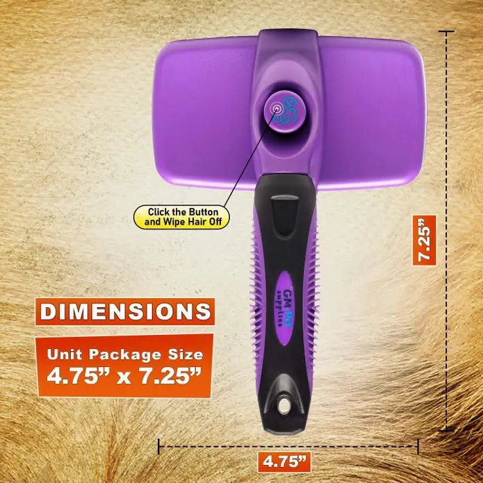 Automatic Self - Cleaning Premium Pet Grooming Brush for Dogs and Cats