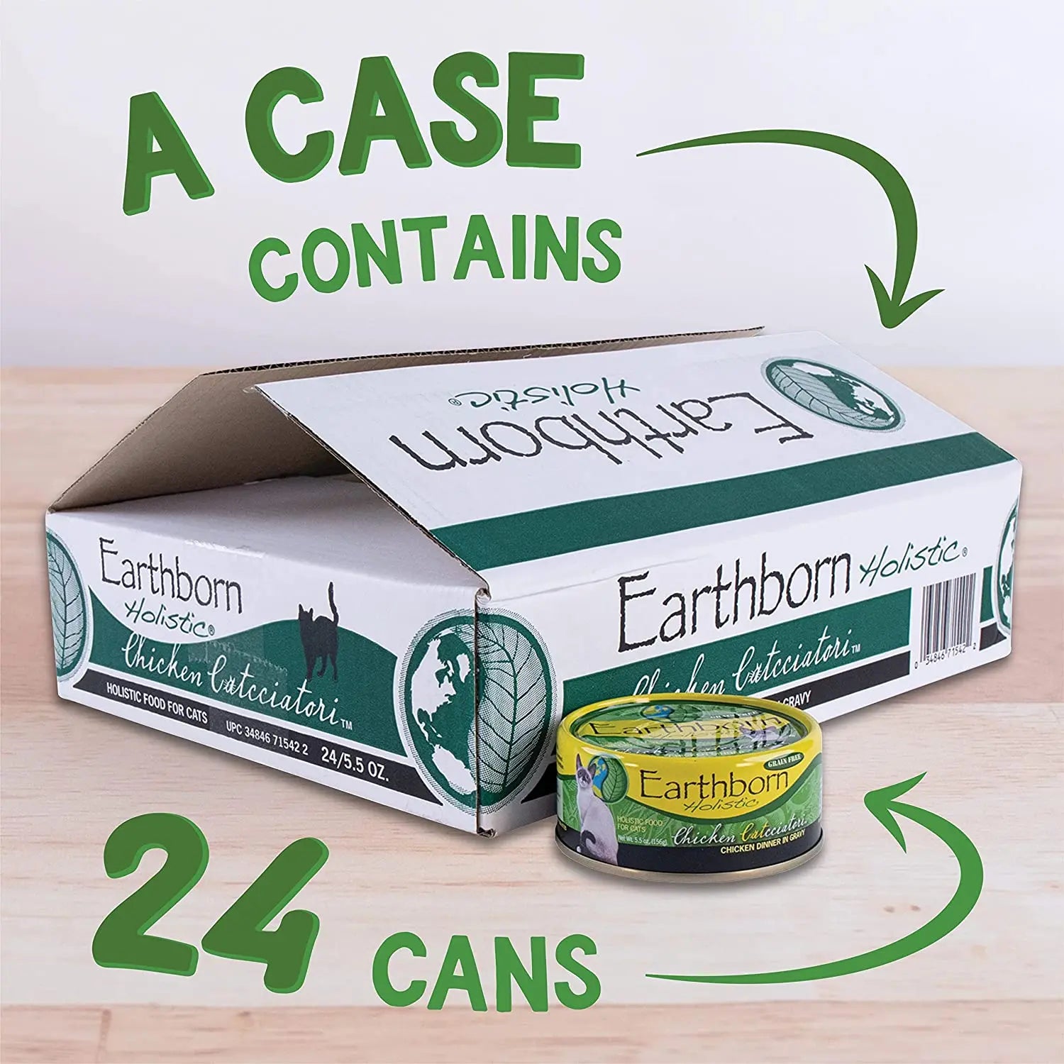 Earthborn Holistic Grain-Free Wet Cat Food with Savory Chicken Catcciatori