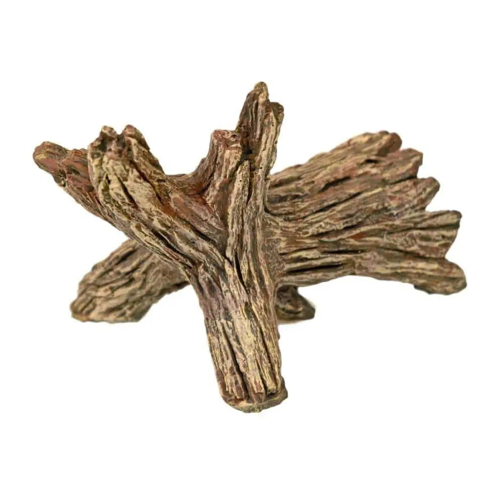 Exotic Aquarium and Terrarium Driftwood-style Basking Den Made of High-quality Resin
