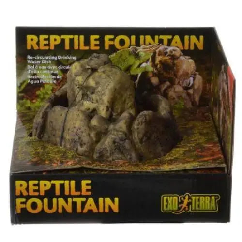 Exo-Terra Reptile Drinking Fountain for Enhanced Hydration of Reptiles