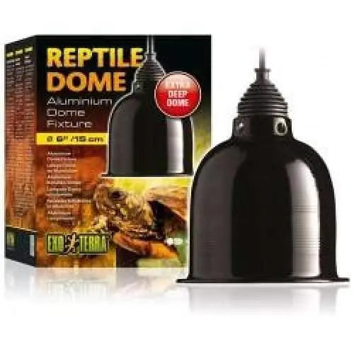Exo Terra Long - Reach Aluminum Reptile Dome Light Fixture for Terrariums