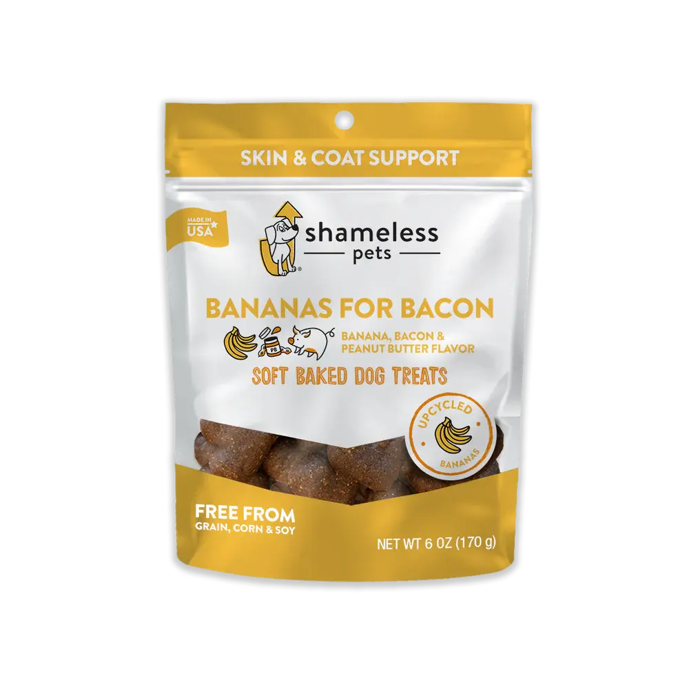 Shameless Pets Soft-Baked Dog Treats: Bananas, Bacon & Peanut Butter Delight