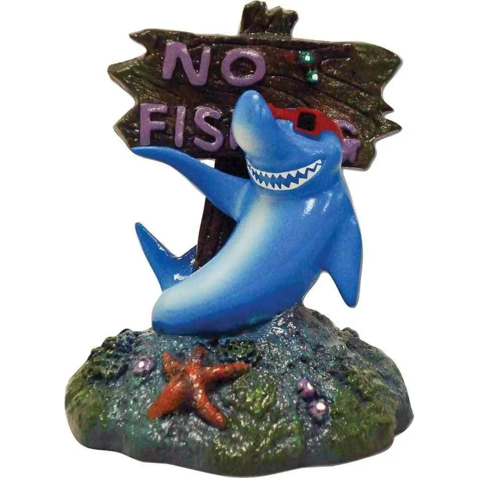 Charming Exotic Cool Shark No - Fishing Sign for Aquariums