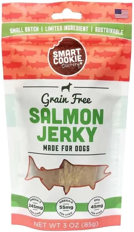 High - Quality Smart Cookie All - Natural Wild - Caught Alaskan Salmon Jerky Treats Specially Designed for Dogs