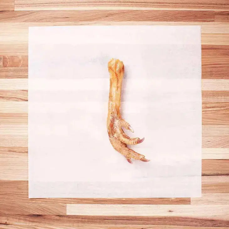 Case of 5 Farm Hounds All - Natural Grass - Fed Turkey Foot Dog Chews for Canine Delight