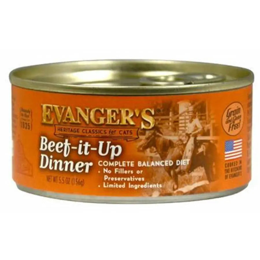 Evanger's Grain-Free Heritage Classic Canned Beef Dinner for Cats