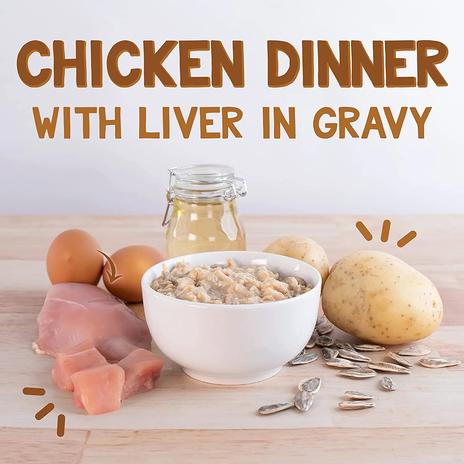Earthborn Holistic Grain-Free Wet Cat Food: Chicken & Liver Jumble, 24x5.5 oz