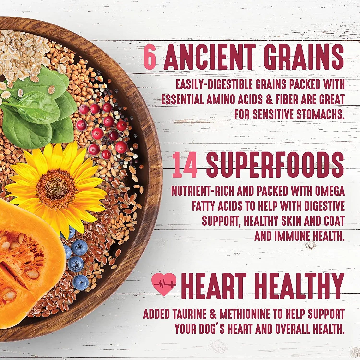 Earthborn Holistic® Unrefined™ Premium Dog Food - Roasted Cage - Free Rabbit with Ancient Grains and Nutrient - Rich Superfoods