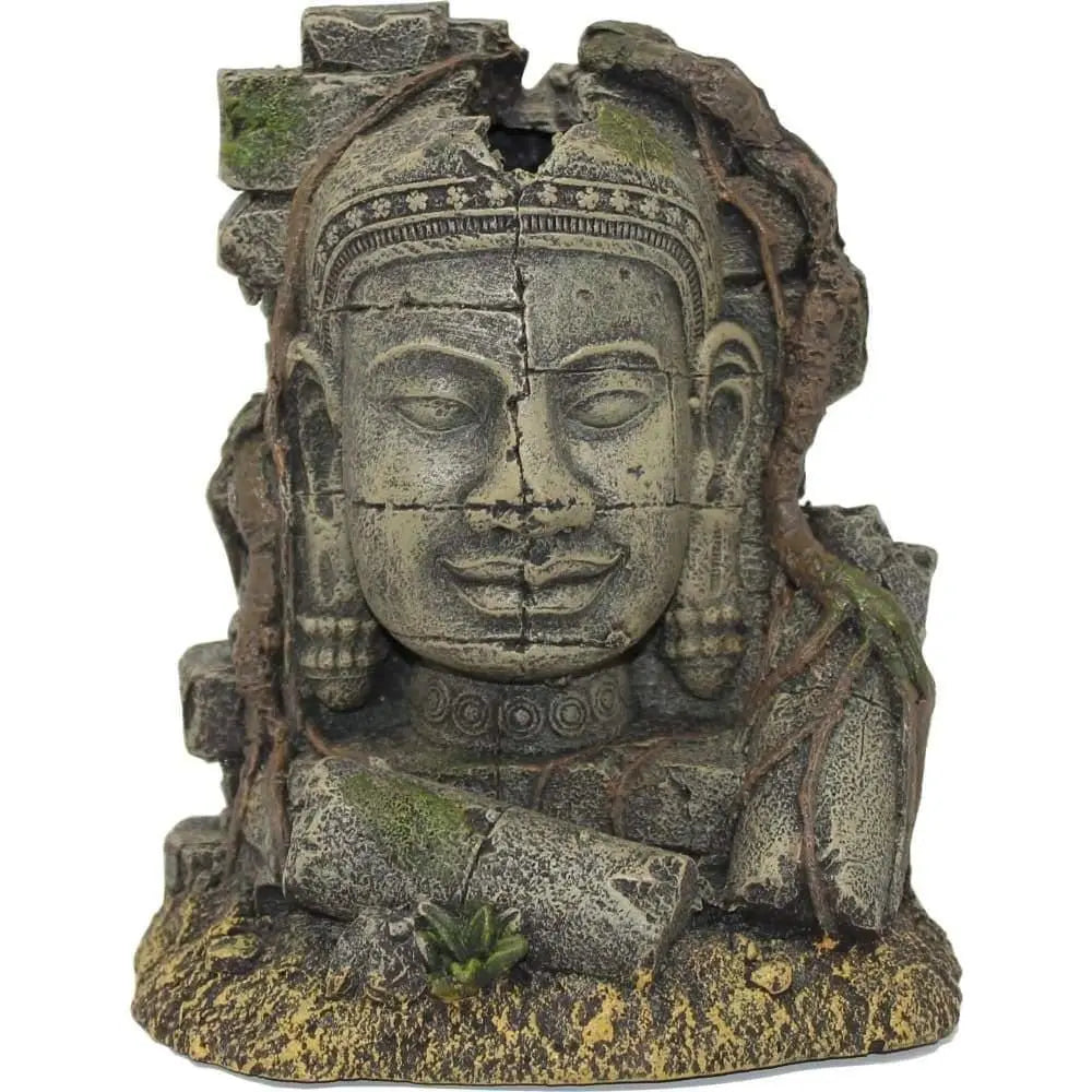 Unique Ancient Stone Head Ruin for Exotic Aquarium Environments