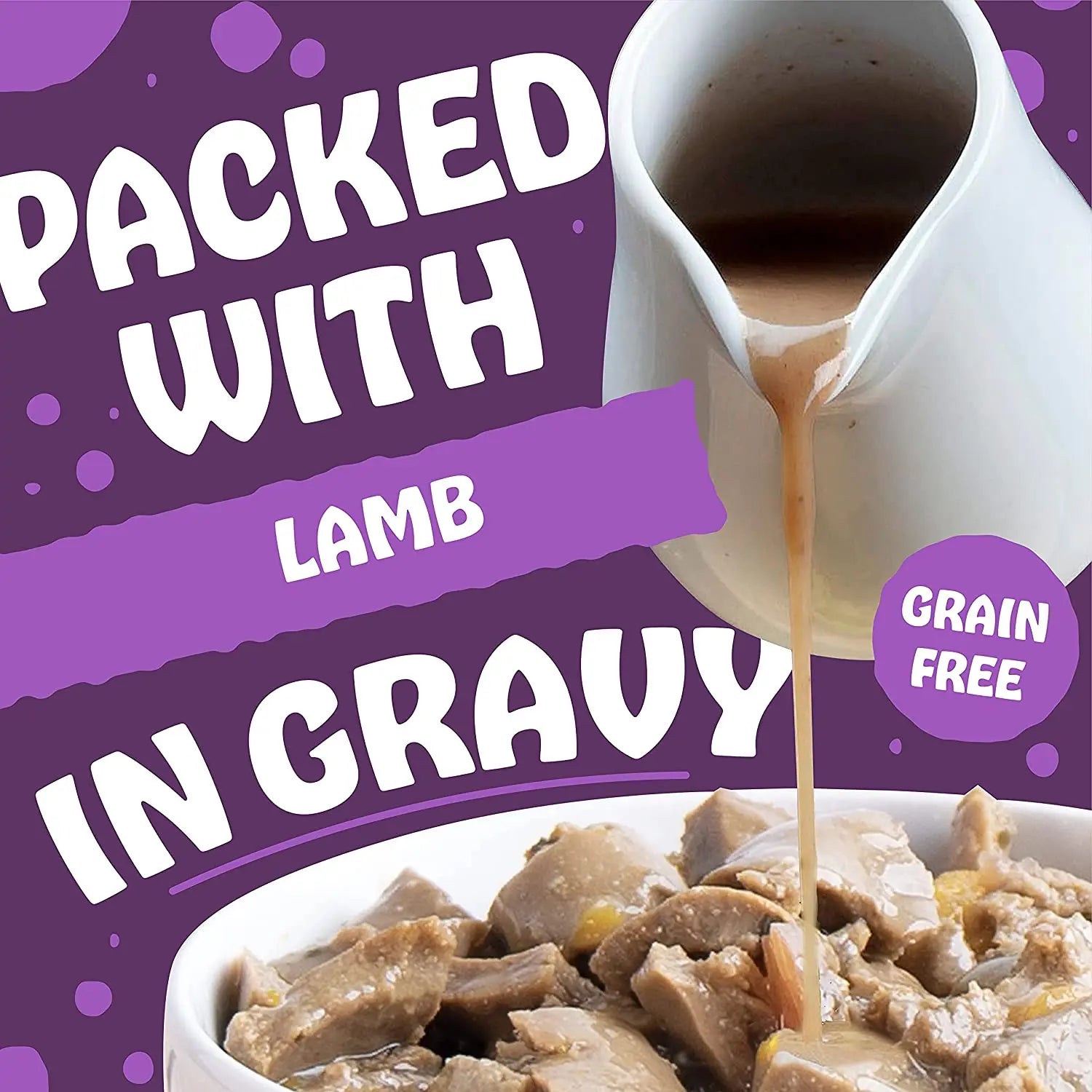 Earthborn Holistic Lily's Gourmet Buffet Grain-Free Lamb Wet Dog Food in Sauce - Pack of 8 Cans, 8 Ounces Each