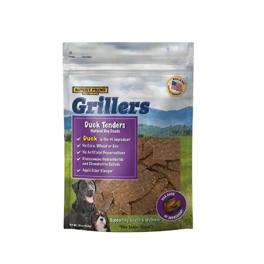 Savory Prime Premium All - Natural Duck Tenders Dog Treats for Canines of All Sizes