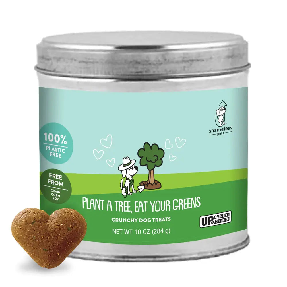 Shameless Pets Eco - Friendly Crunchy Dog Treats: Plant a Tree & Eat Greens