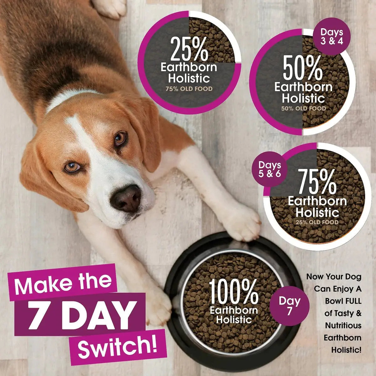 Earthborn Holistic Grain-Free Lamb Meal Dog Food - Meadow Feast for Sensitive Stomachs