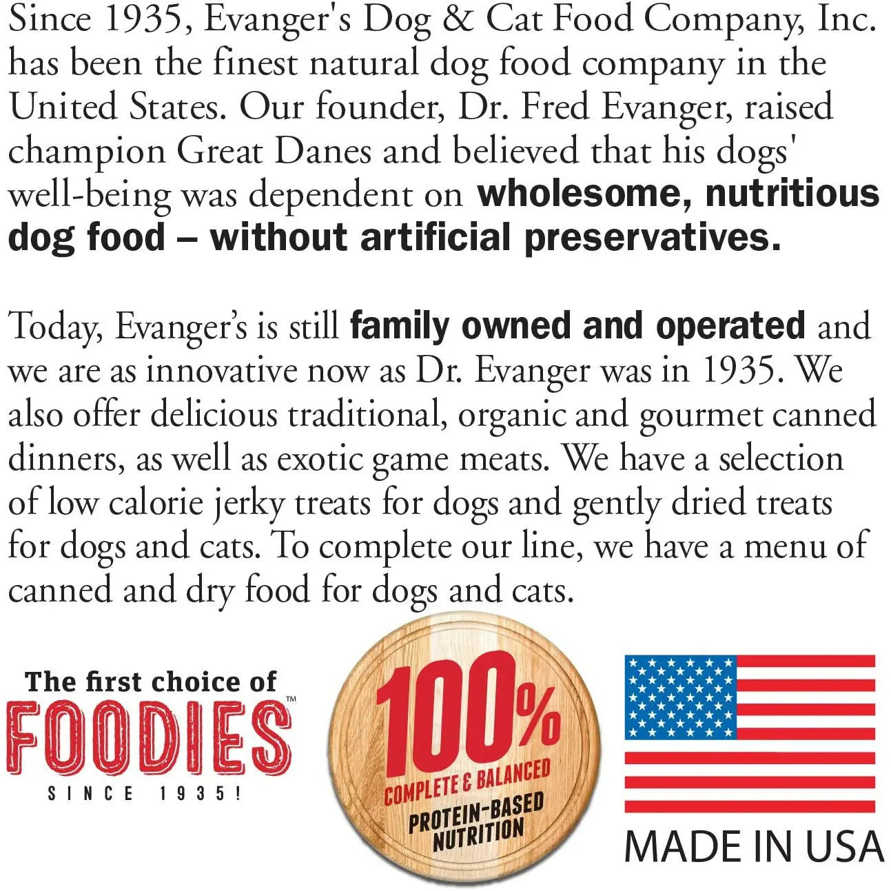 Evanger's Ultra - Premium Dry Dog Food with Chicken and Brown Rice for Canine Nutrition