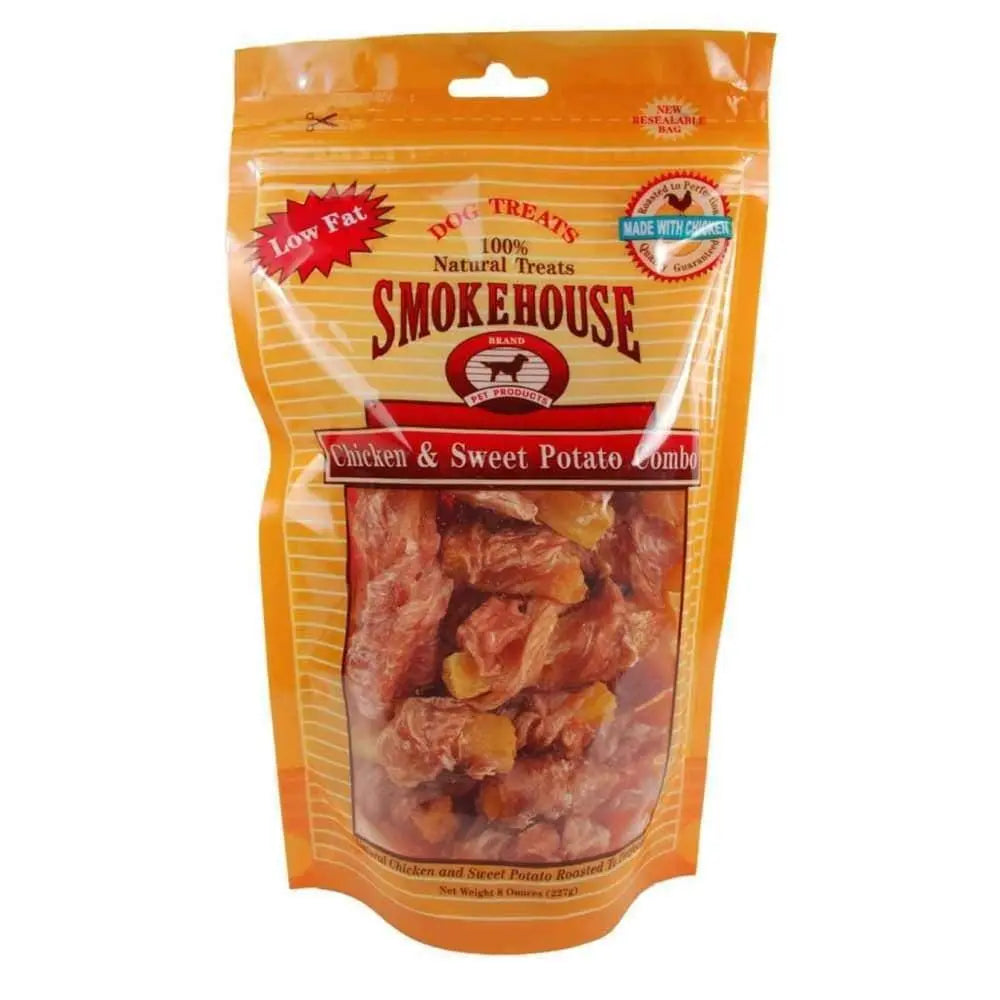 8 oz Smokehouse Roasted Chicken & Premium Sweet Potato Single Dog Treat