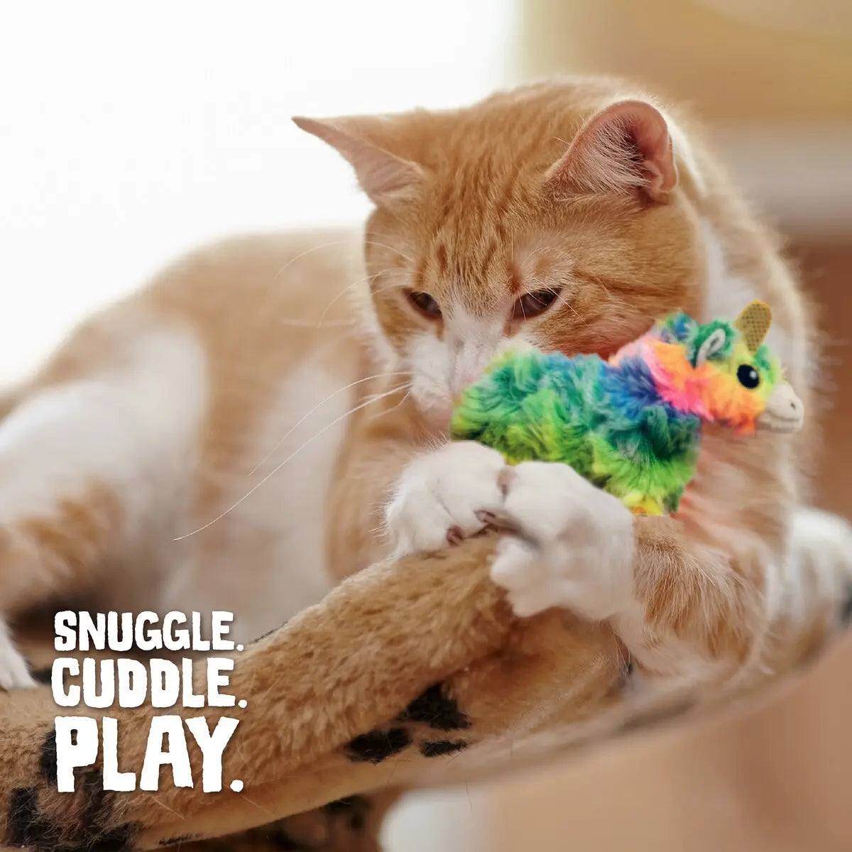 4-Inch SnugArooz Kitty Momma Cat Toy with Catnip for Endless Feline Fun