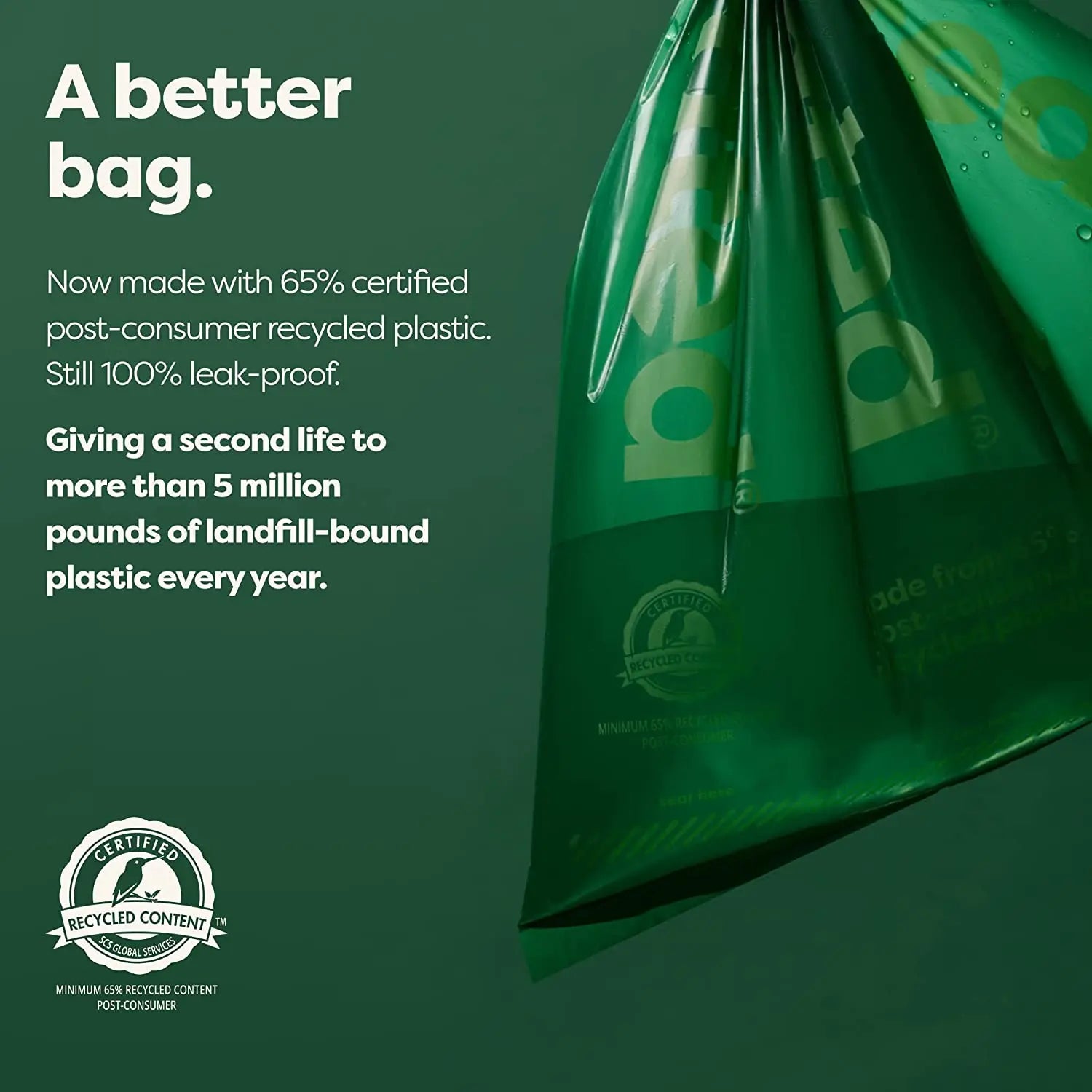 Earth Rated Refill Rolls of Dog Poop Bags with 120-Count Quantity