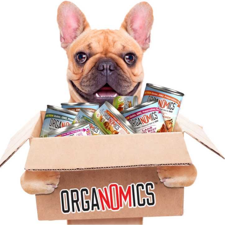 Evanger's OrgaNOMics Grain-Free Pate Wet Dog Food with Premium Beef and Pork - 12 Cans, 12.5 oz Each