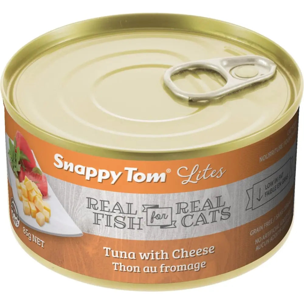 Snappy Tom Low - Calorie Canned Cat Food: Tuna with Cheese