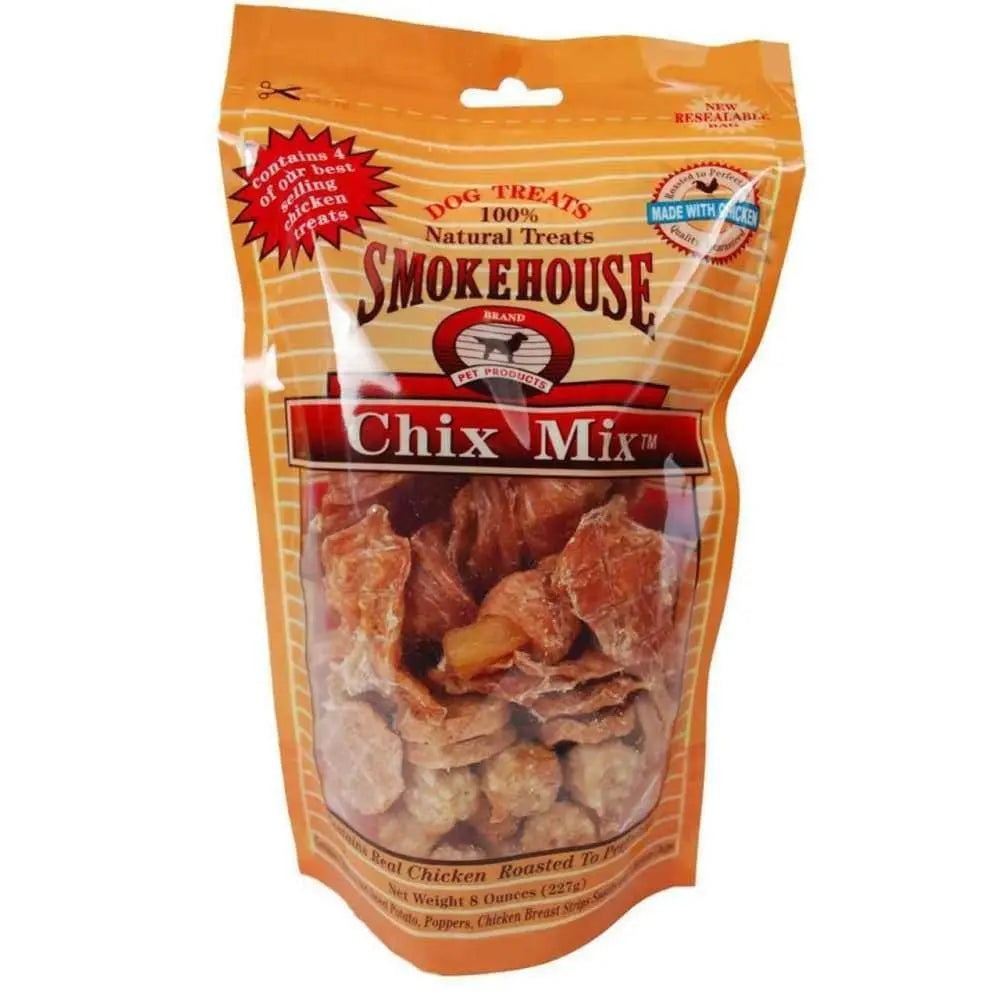 8 oz Smokehouse Chicken Blend Dog Treats - Ideal for All Sizes