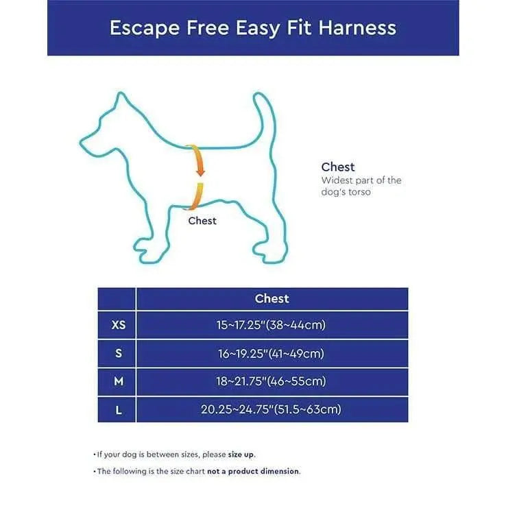 Escape FreeⓇ Comfortable and Easy-to-Fit Dog Harness