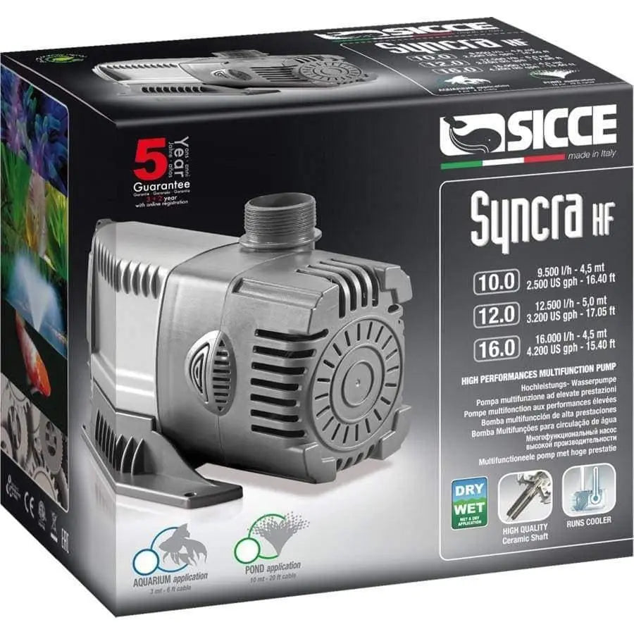 Sicce SYNCRA HF 16.0 High - Flow Pump with 4200 GPH Capacity