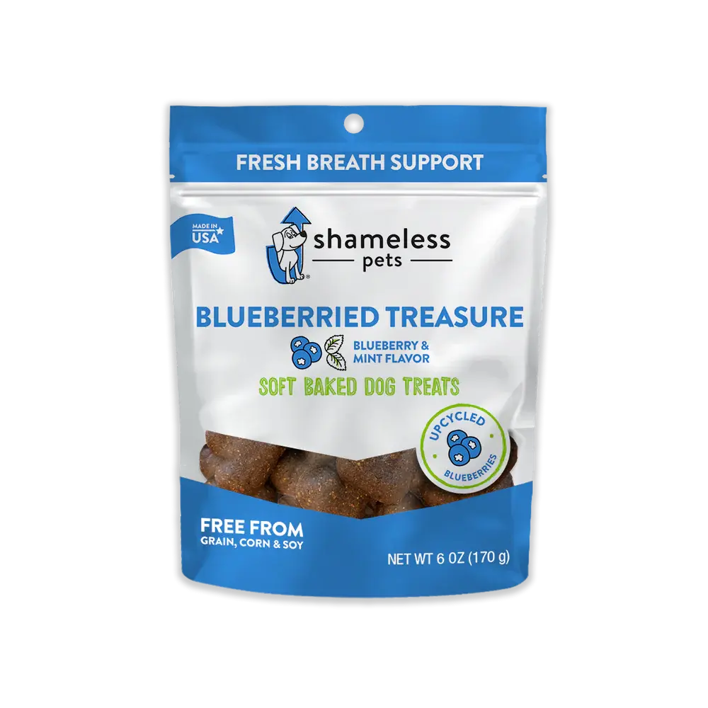 Shameless Pets Blueberry - Infused Soft Baked Delightful Dog Treats: A Treasure for Your Furry Friend