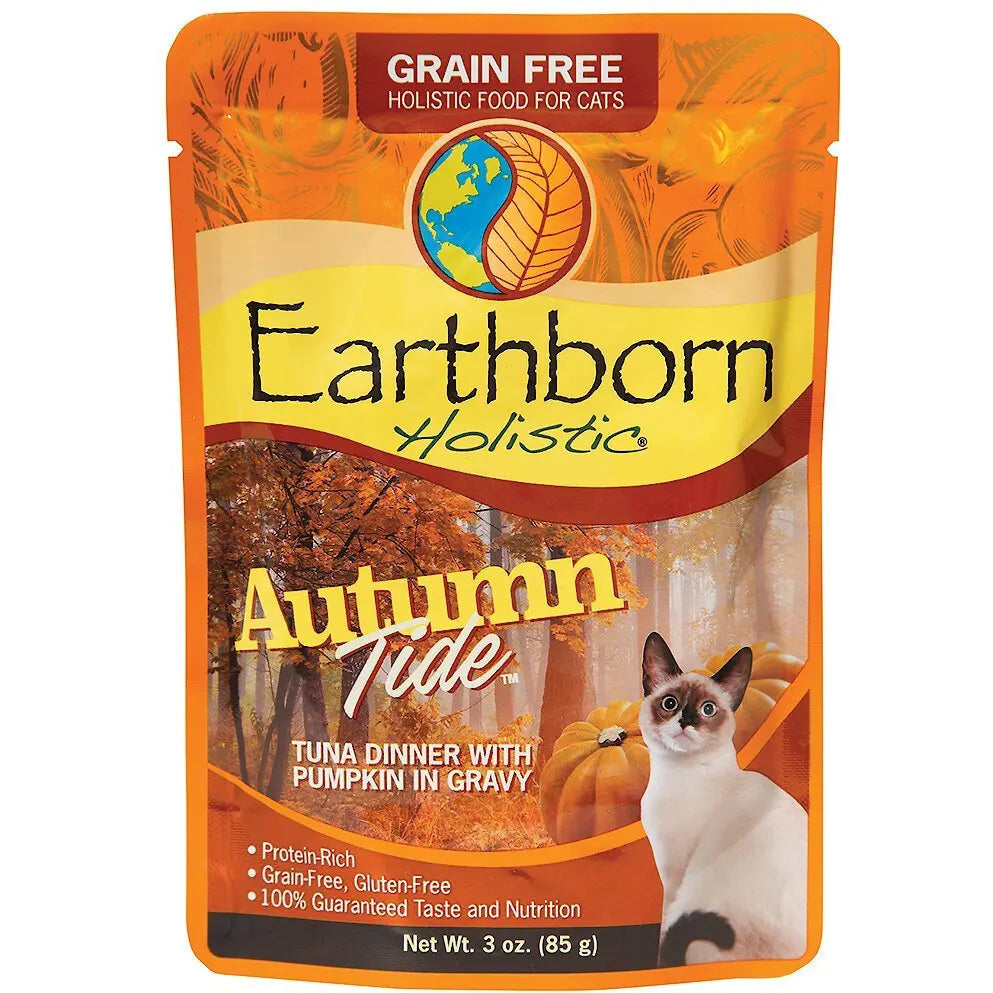 Earthborn Holistic Grain-Free 3 oz Wet Cat Food - Autumn Tide, 24 Pouches