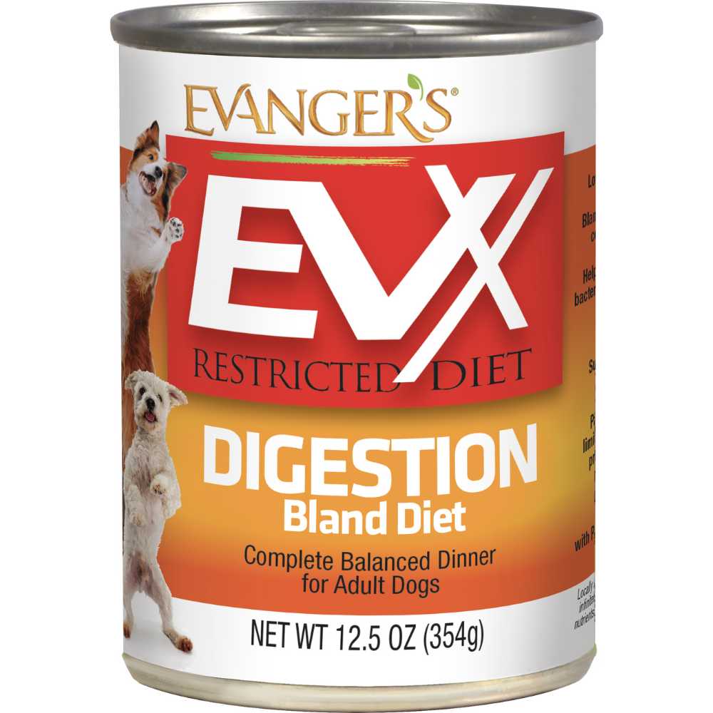 Evanger's EVX Low-Fat Restricted Diet Wet Dog Food for Sensitive Stomachs