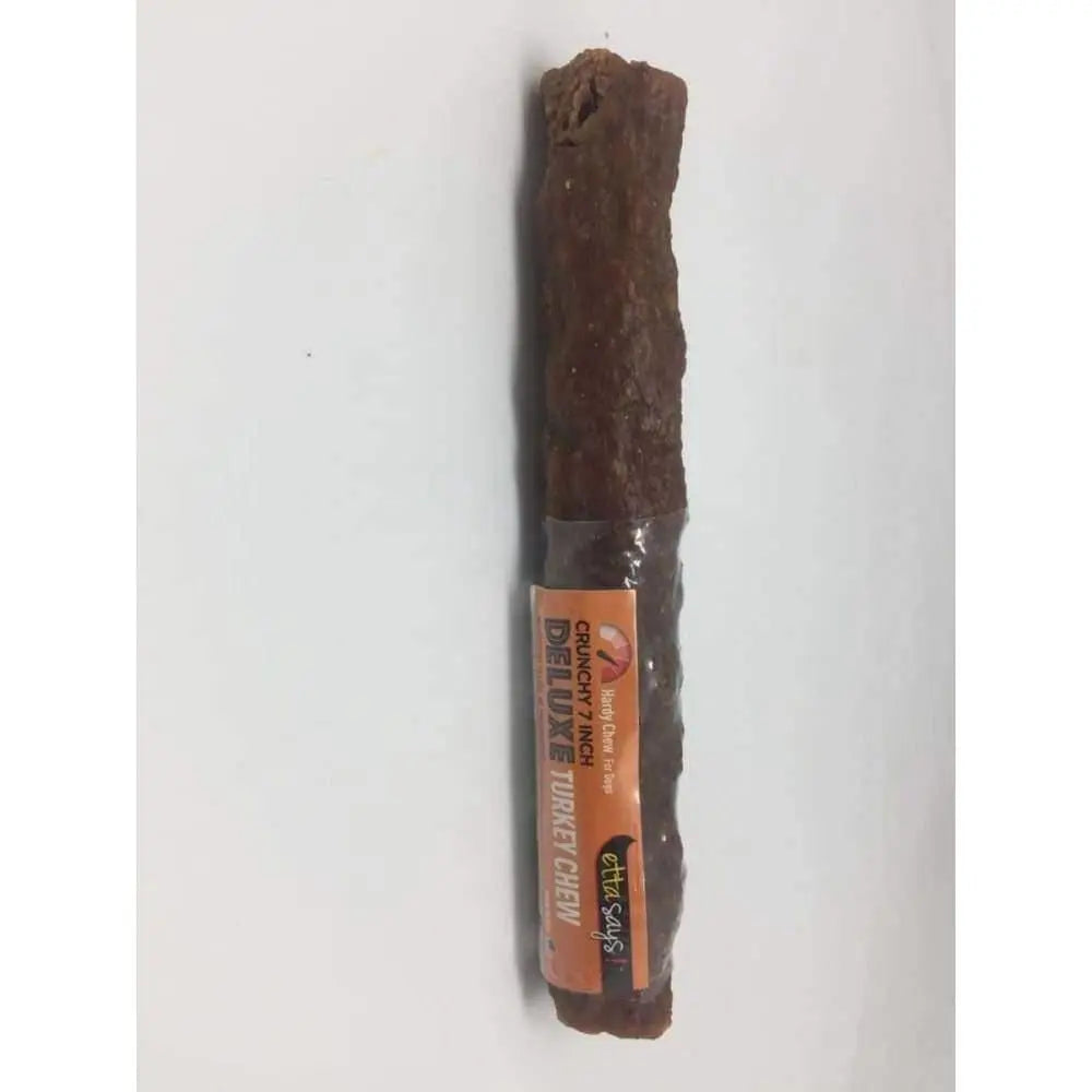 Etta Says! Premium Deluxe Turkey Dog Treats - 20 Pieces, Each 7 Inches Long